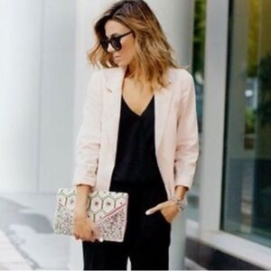 ARITZIA Talula Kent Blazer Ballet Pink Blush Size 8